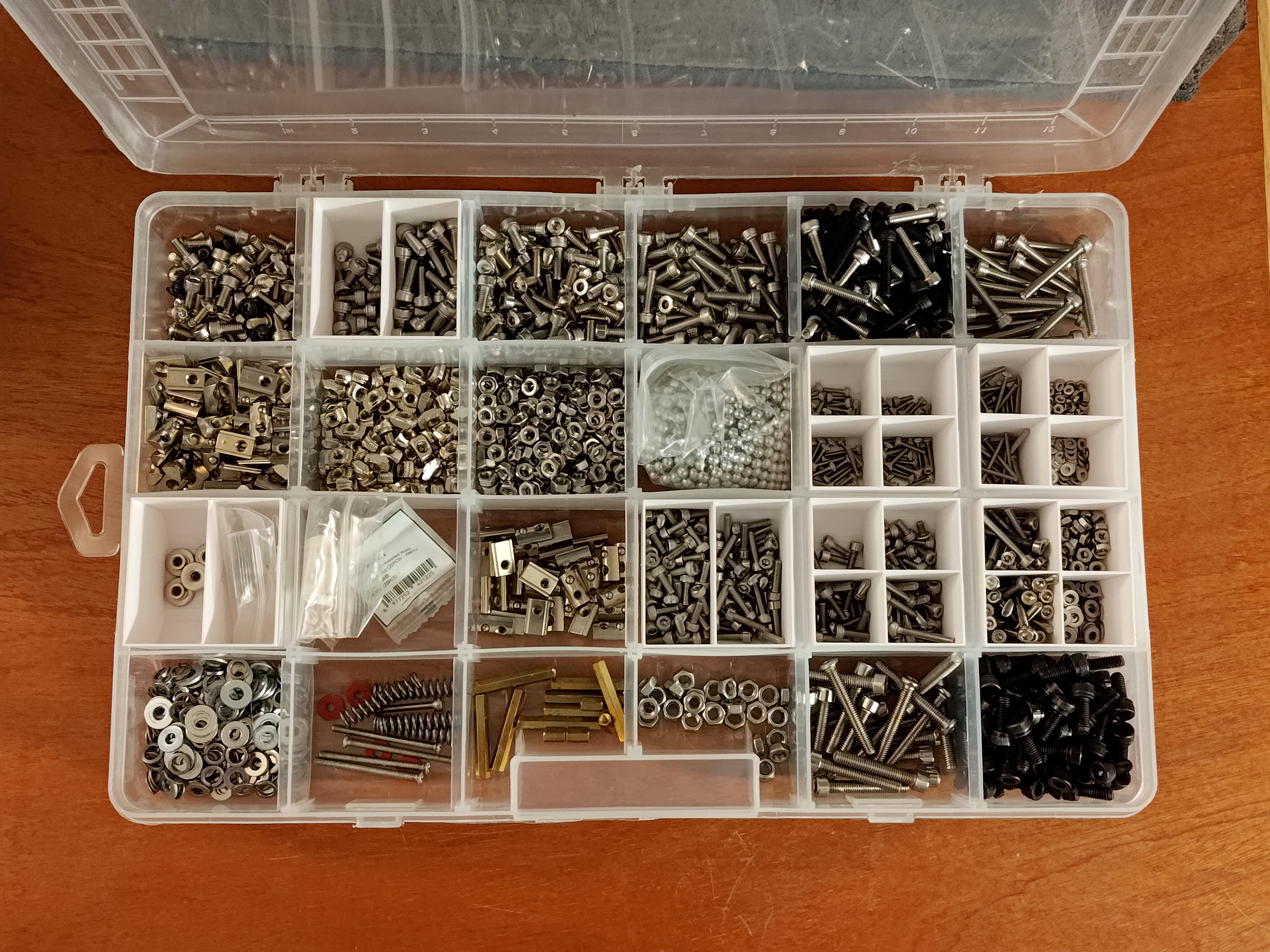 2-Bin containers for Harbor Freight 24-bin storage box