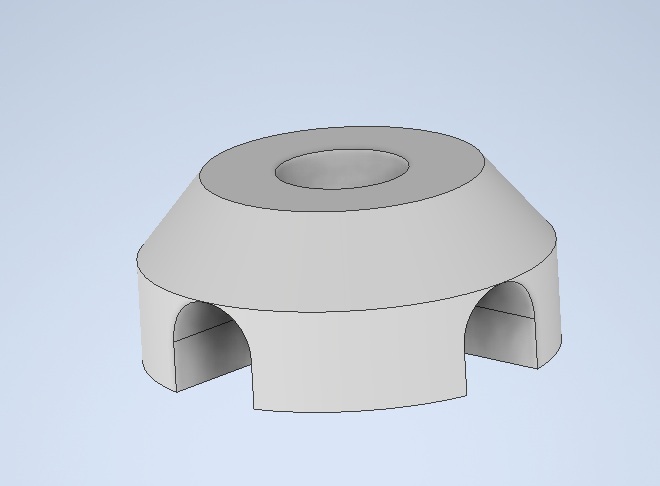 Carbon Fiber/Reinforcement Infusion Fitting (Smaller)