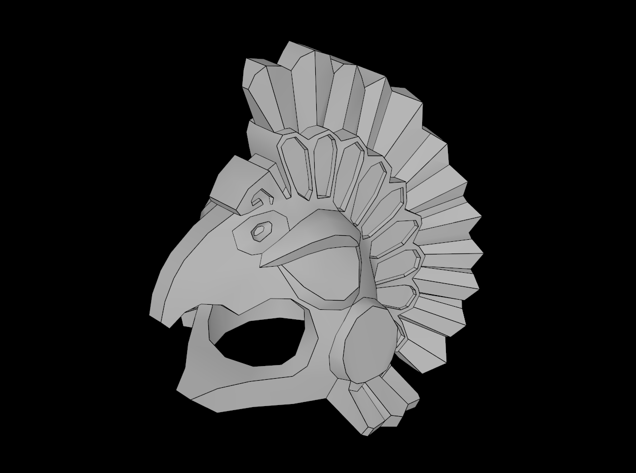 Lego Compatible (99243.dat) Minifig Headdress Aztec Bird