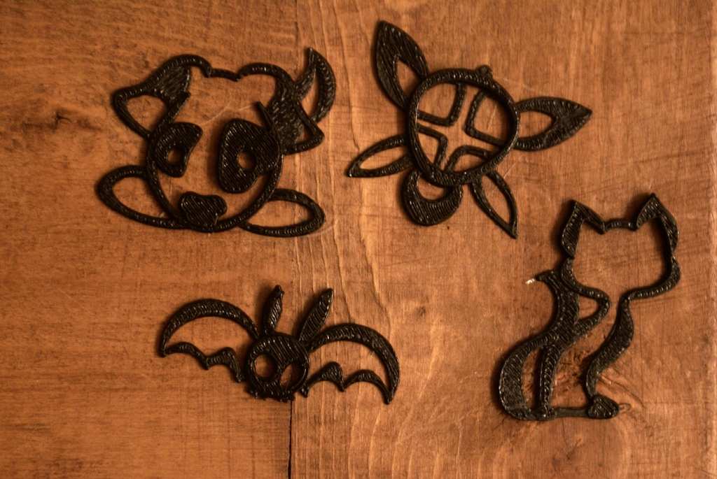 Animal Charms - 3DP Demo Files 3D model by Bethany Weeks
