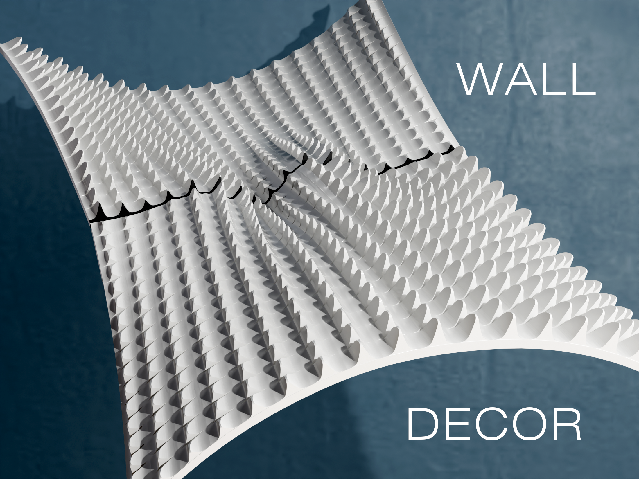 Wall decoration: ‘repetition of a pattern across a surface’