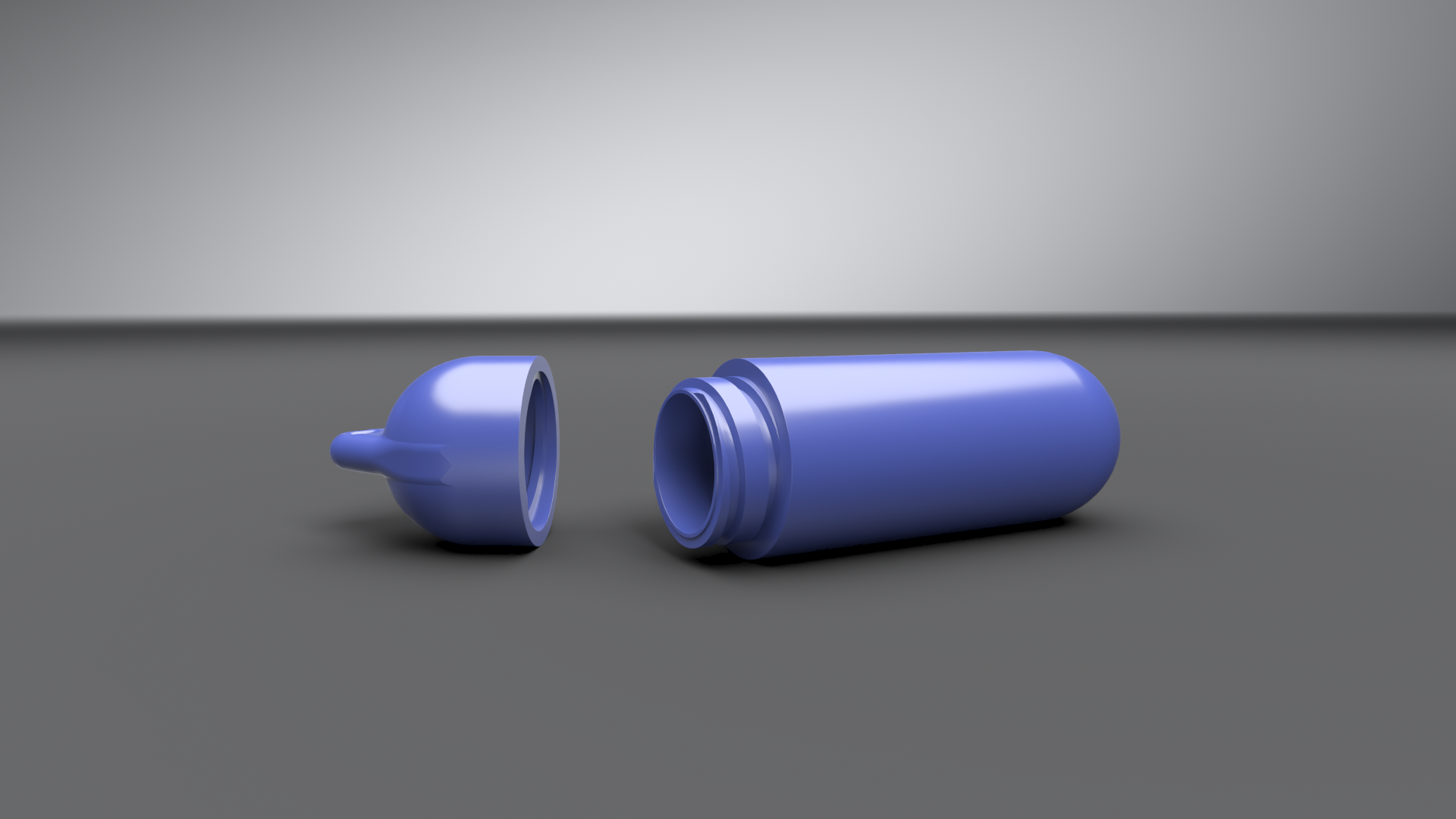Miniatura 2 do modelo 3D Earplug Keychain Case