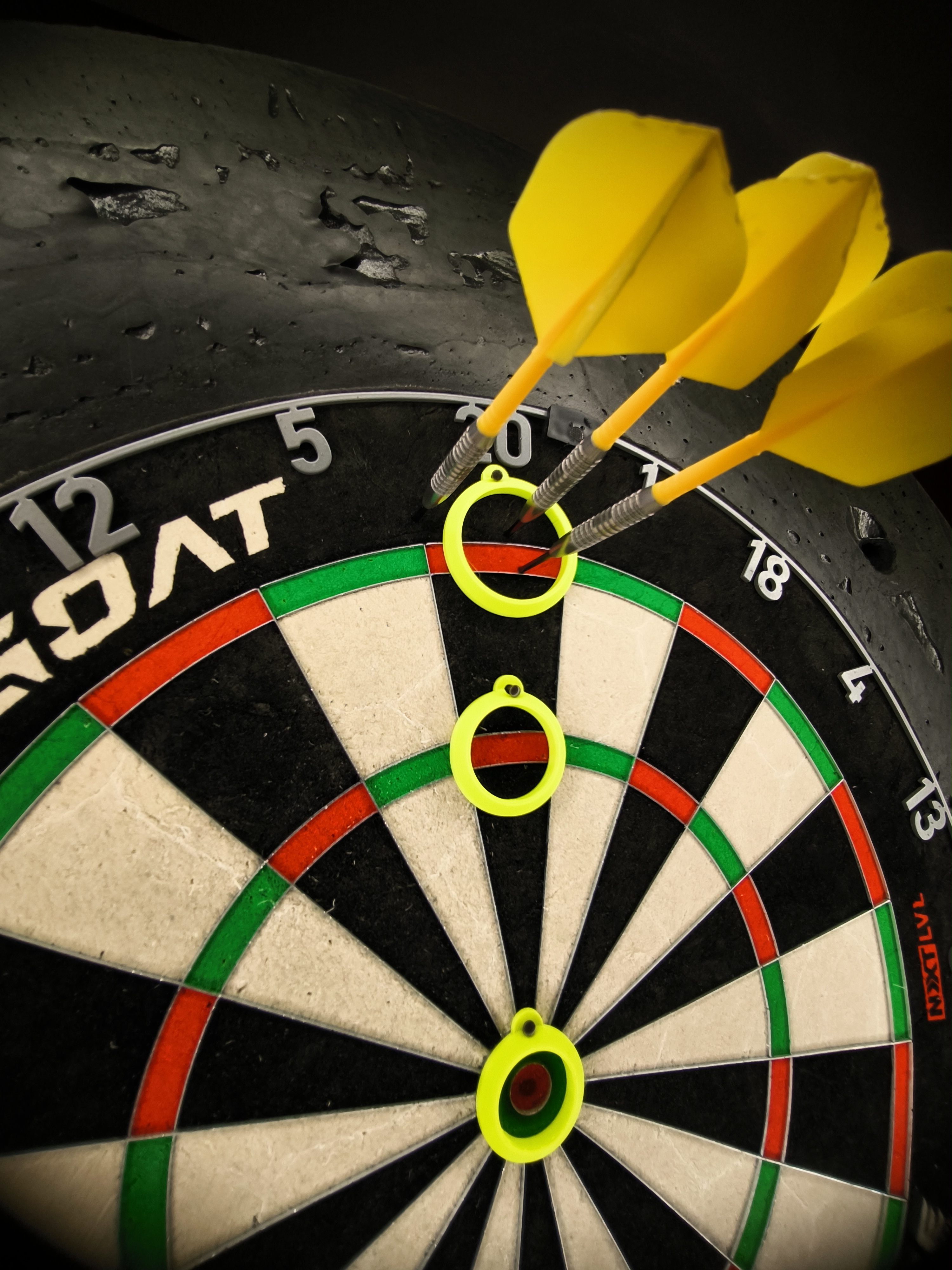 3D Printed Darts Training & Focus Rings