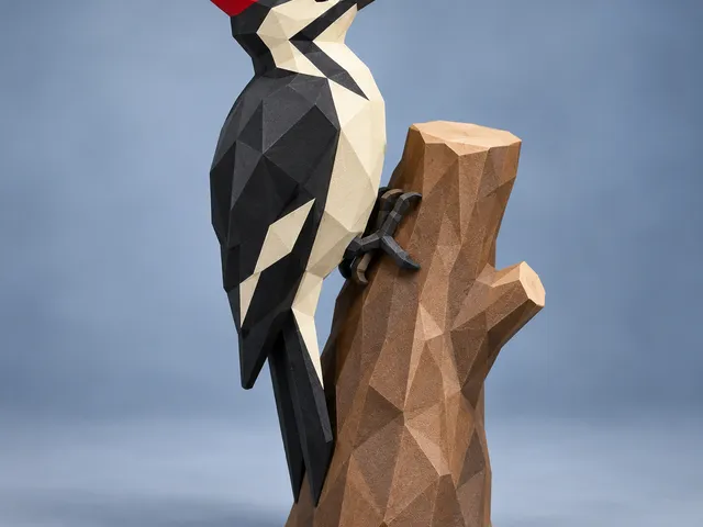 Low Poly Woodpecker