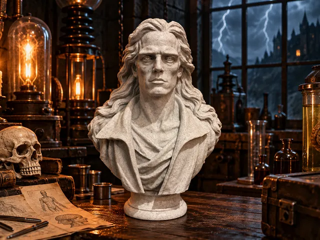 Frankenstein’s Creature — Bust Inspired by Mary Shelley’s Novel