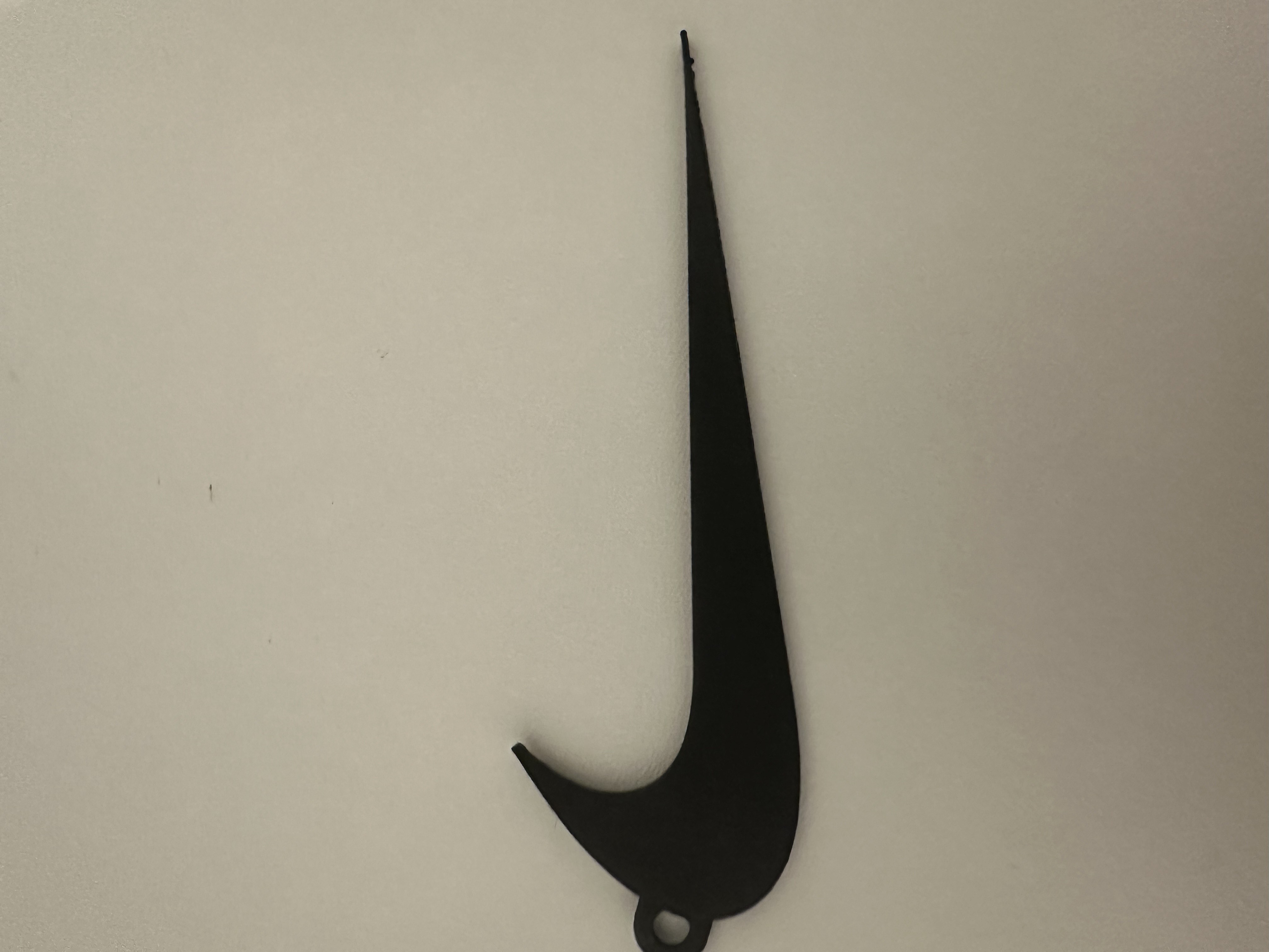 Nike swoosh keychain