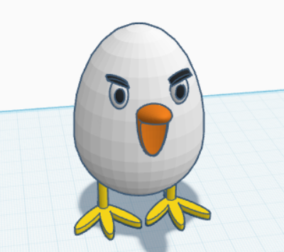 figurine œuf drôle/funny egg figurine