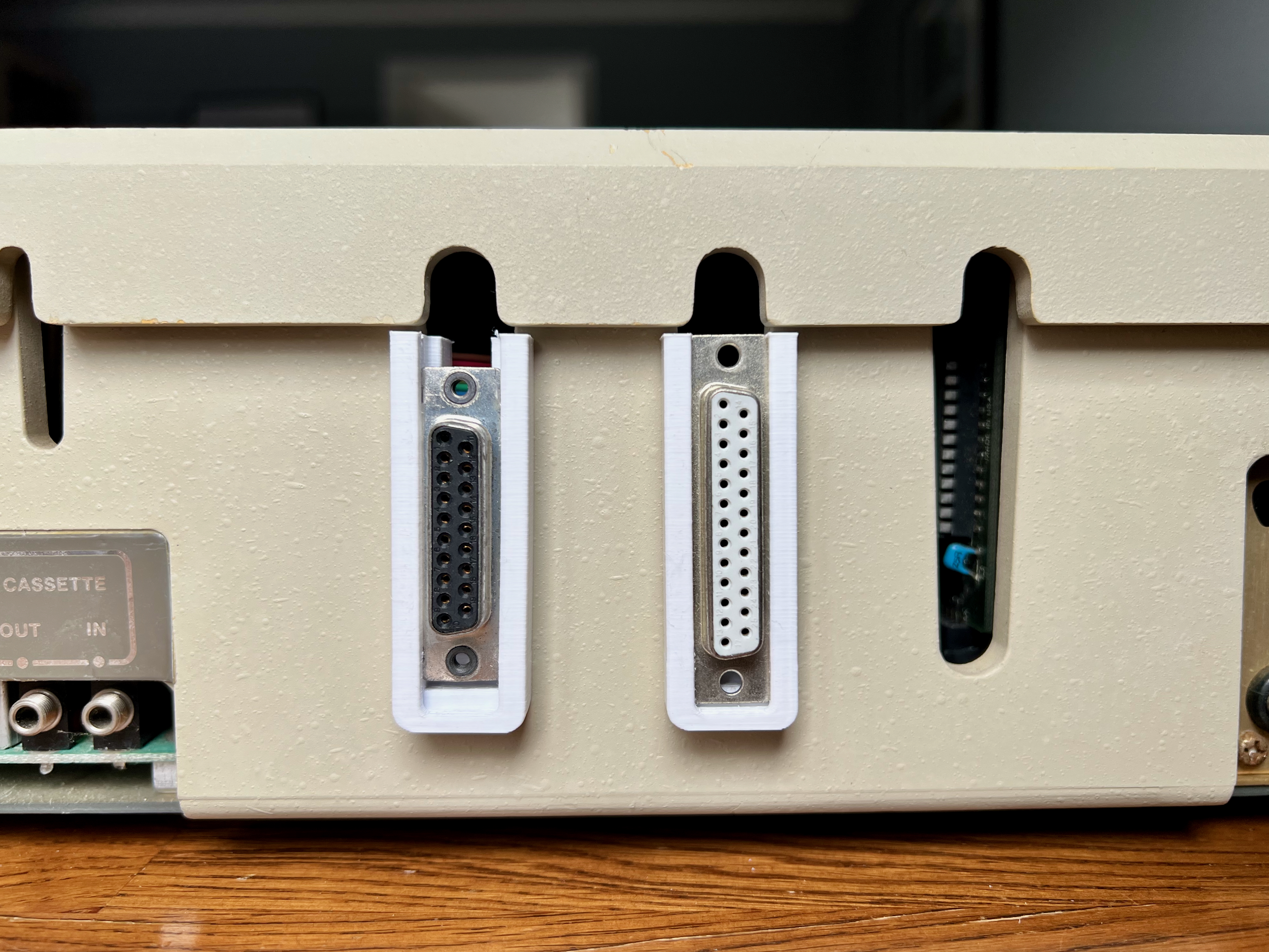 Apple II and II Plus D-Sub Connector Mounting Bracket