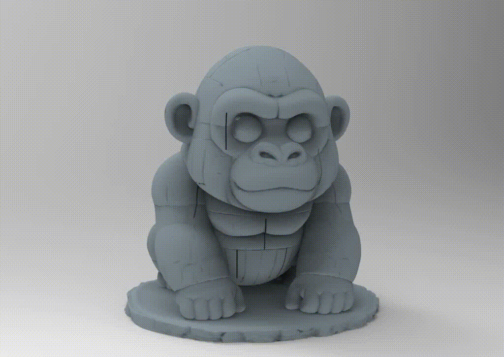 3D Gorille puzzle
