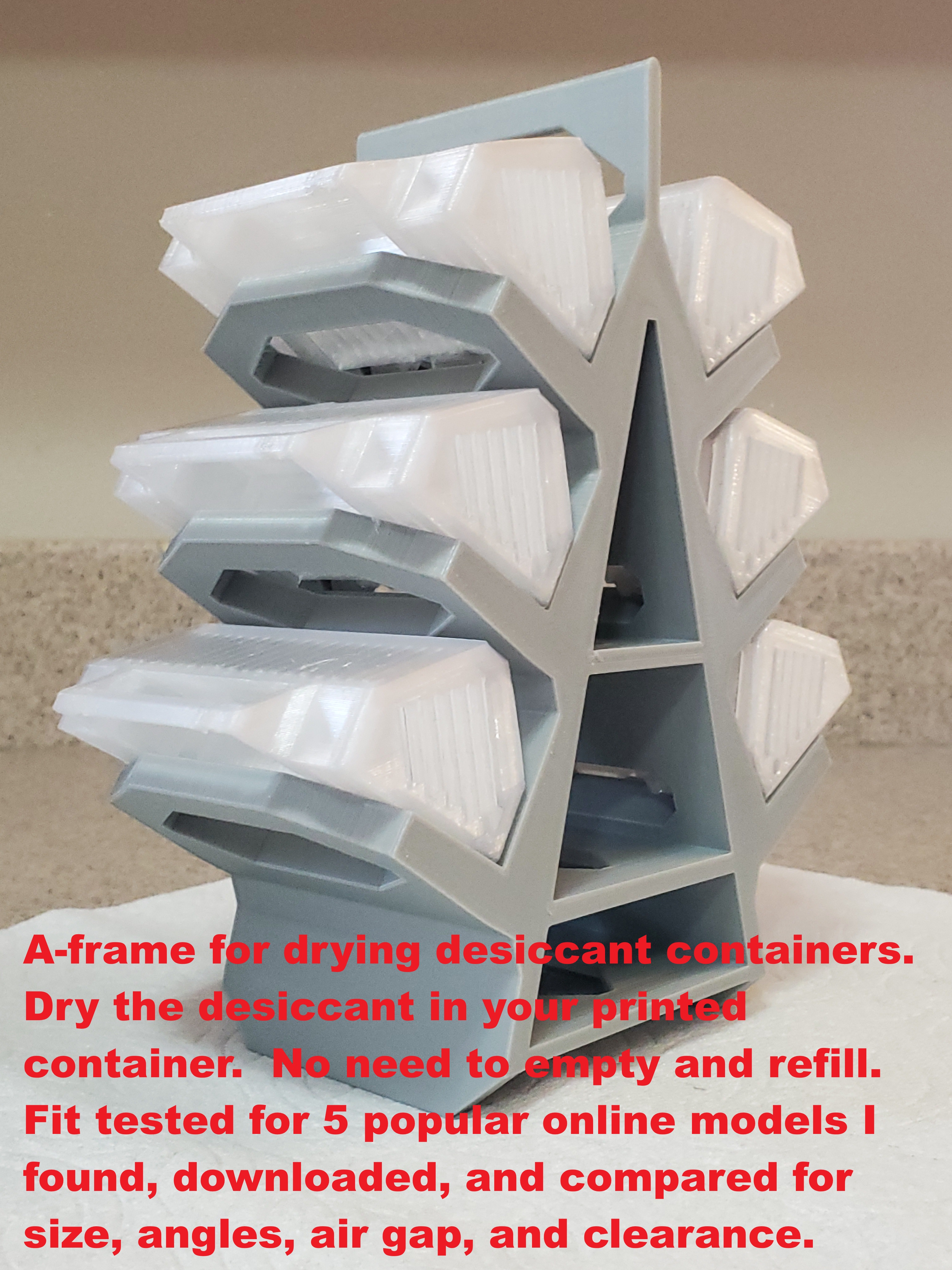 Polydryer Snapdryer  Desiccant dry-in-container A-frame
