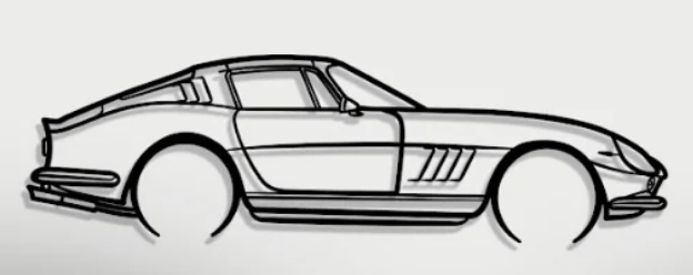 1966 Ferrari 275 GTB Wall Art