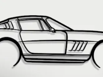 1966 Ferrari 275 GTB Wall Art