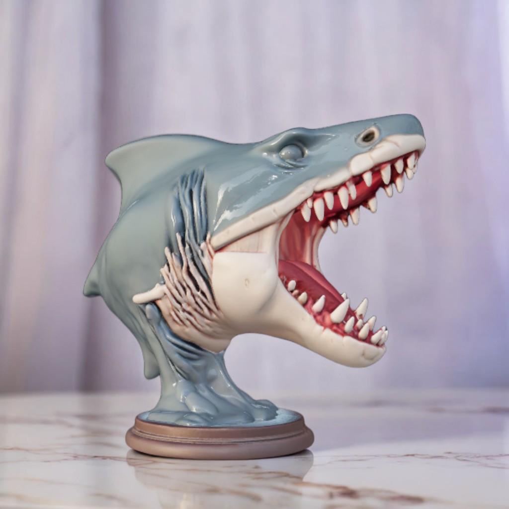 Megalodon Statue