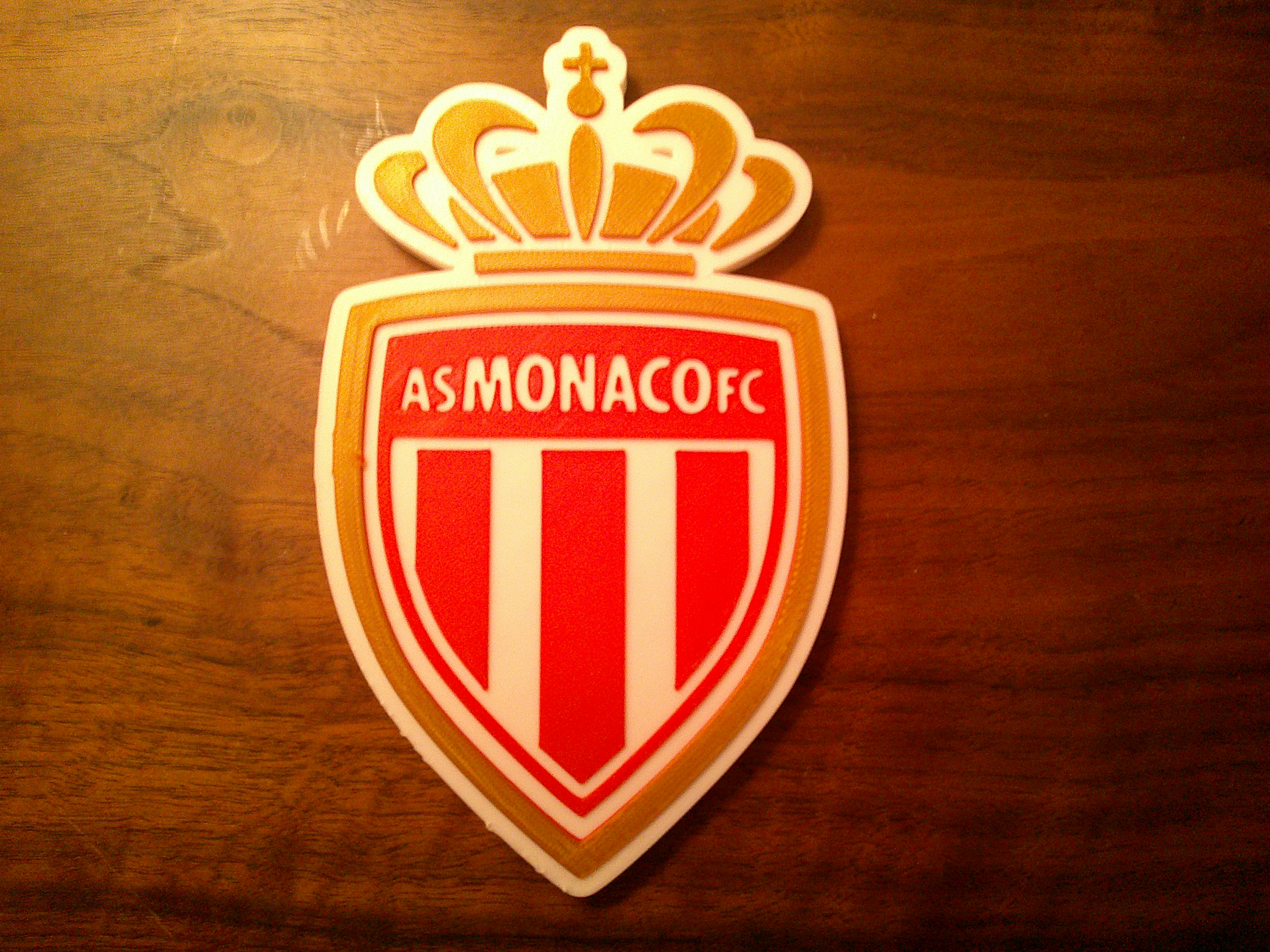 AS Monaco FC Logo Coaster or Plaque