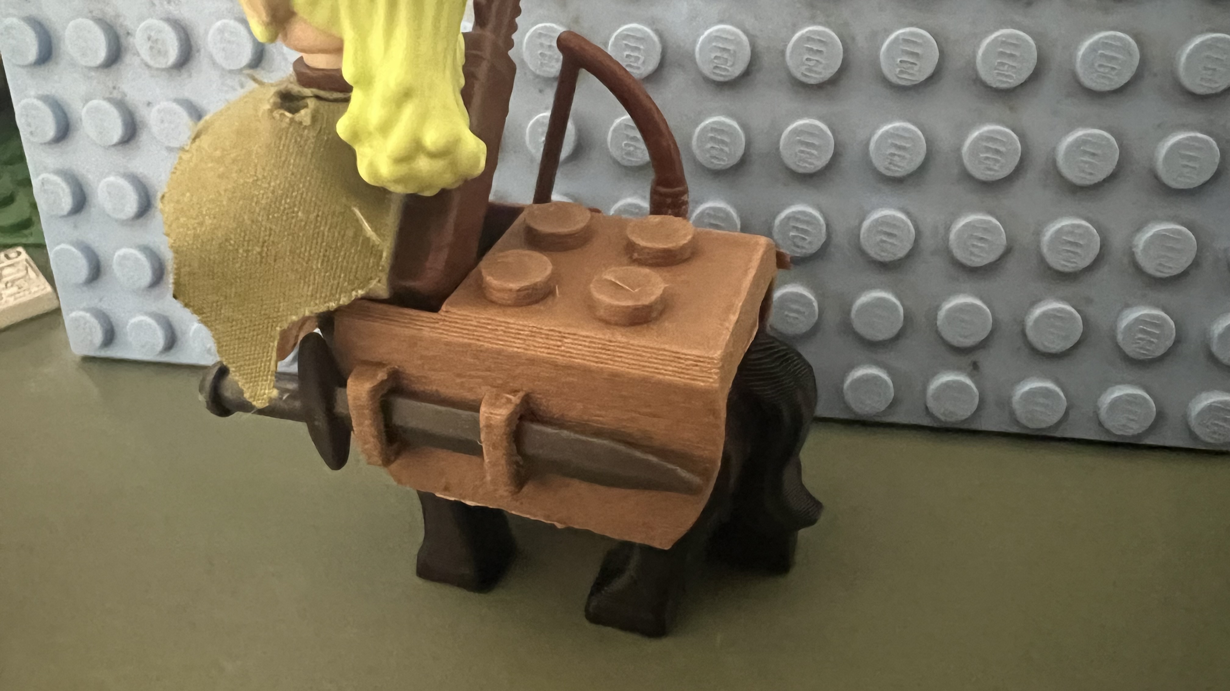 Lego Minifigure Centaur armor with Sword Holder and Clip
