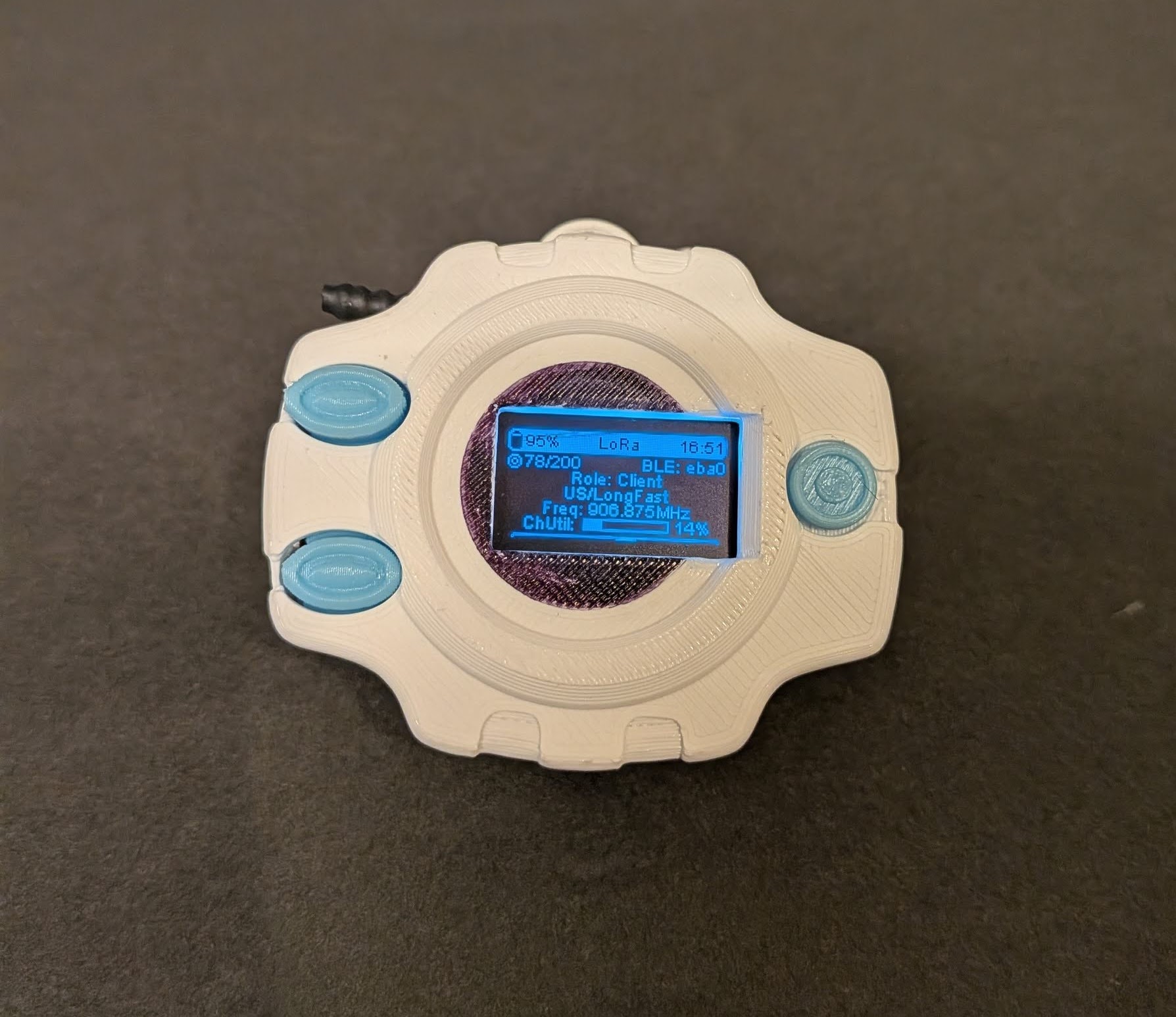 Digimon Digivice Inspired Heltec V3 Case for Meshtastic