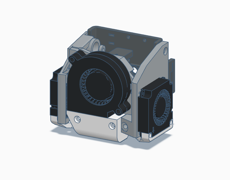 KINGROON KLP1 210 EXTRUDER MOD 2X 4010 FAN