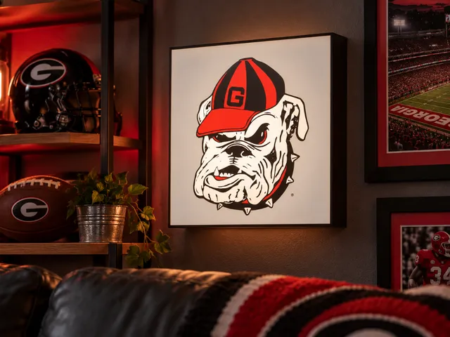 Georgia Bulldogs LED Light Box | UGA Football Wall Decor