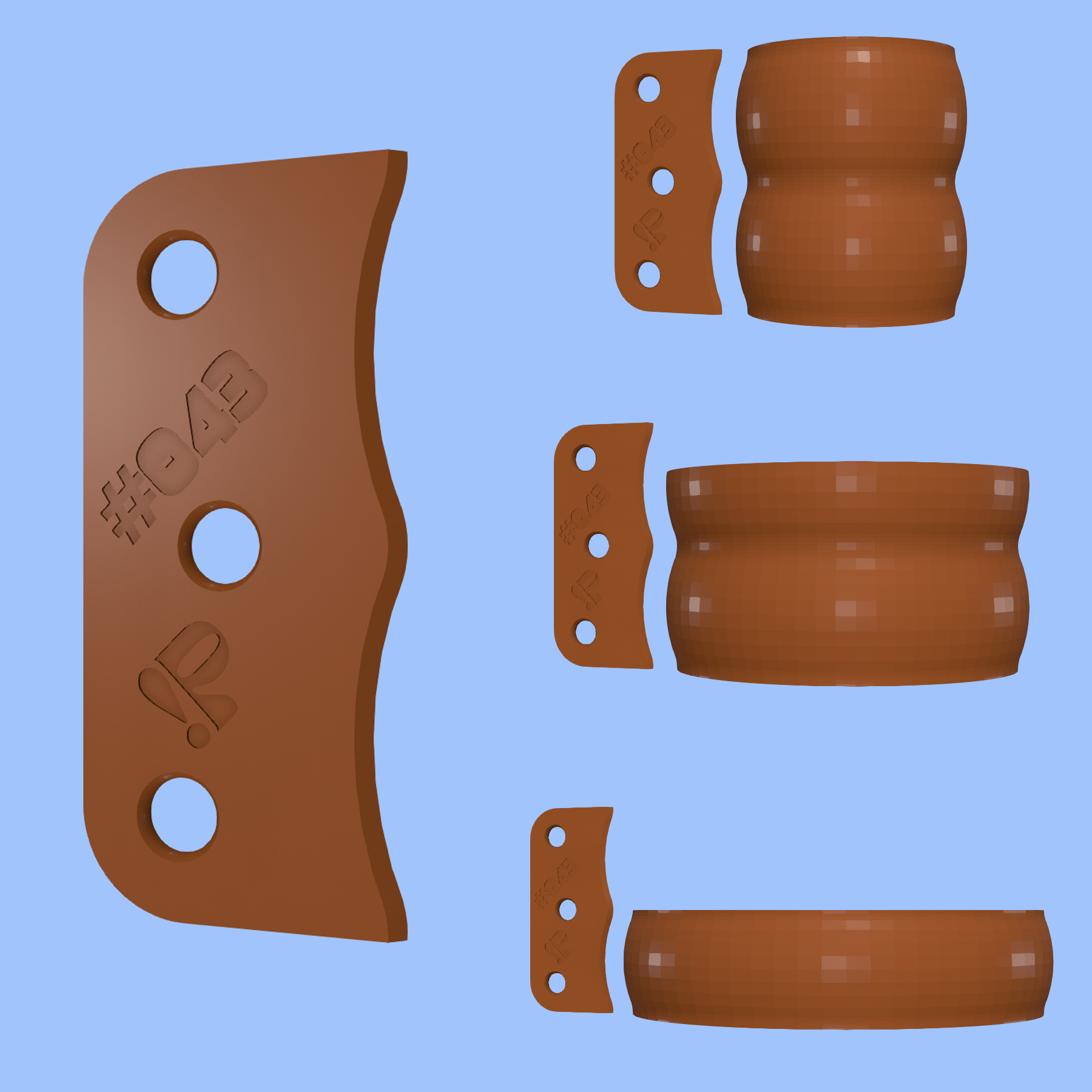 Pottery rib tool #043