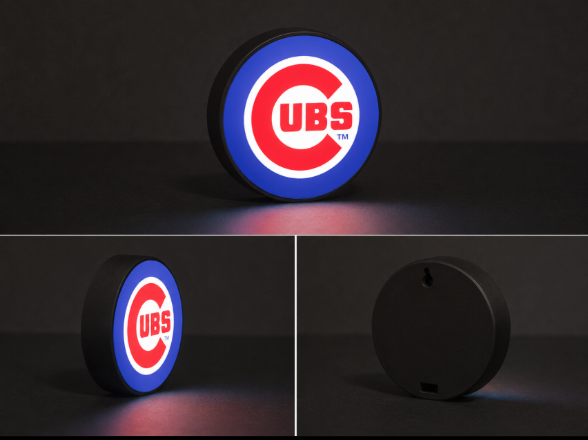 Chicago Cubs  LED Light Box | Multi-Color 3D Printable STL