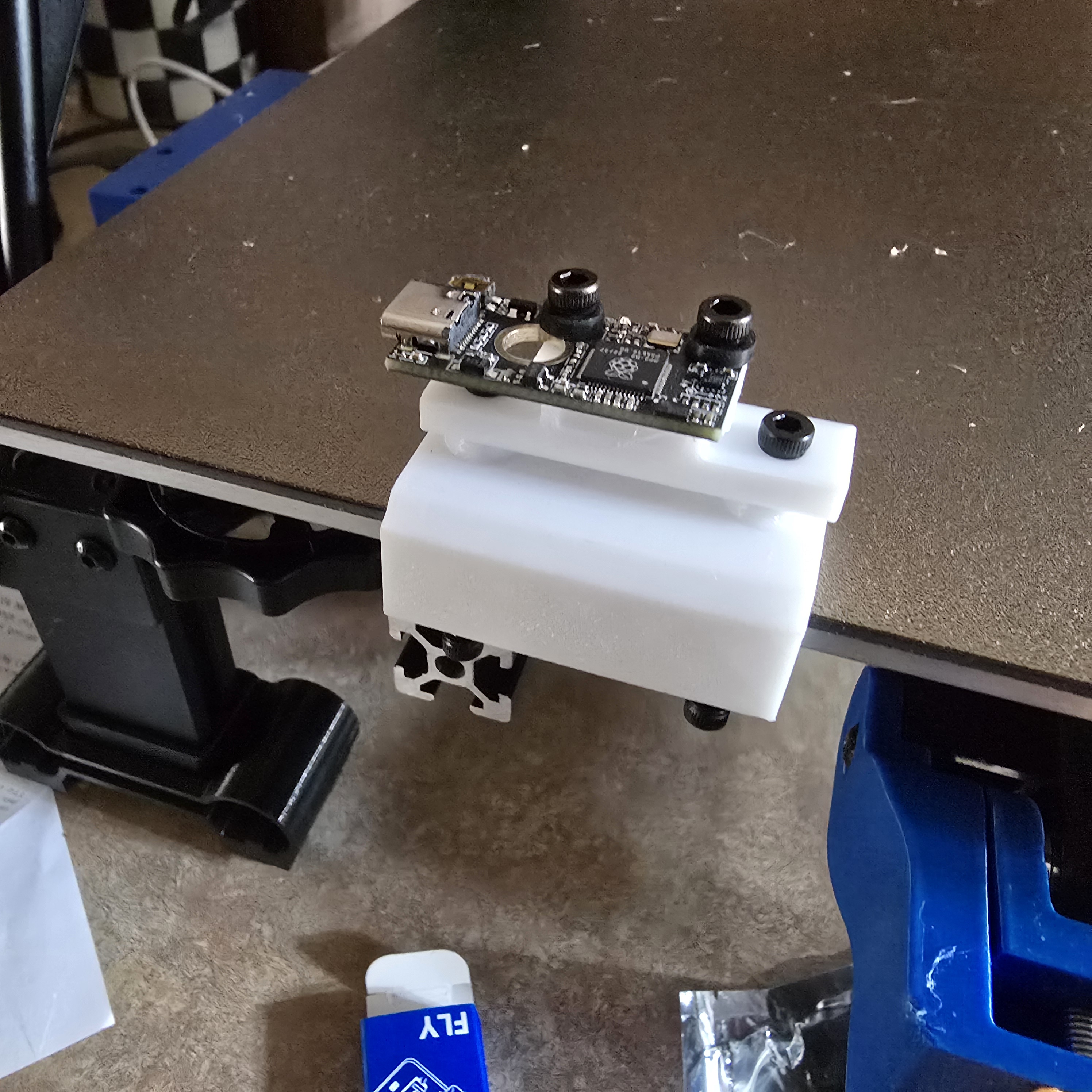 Adapter for inputshaping mount for BIGTREETECH ADXL345 S2DW Accelerometer