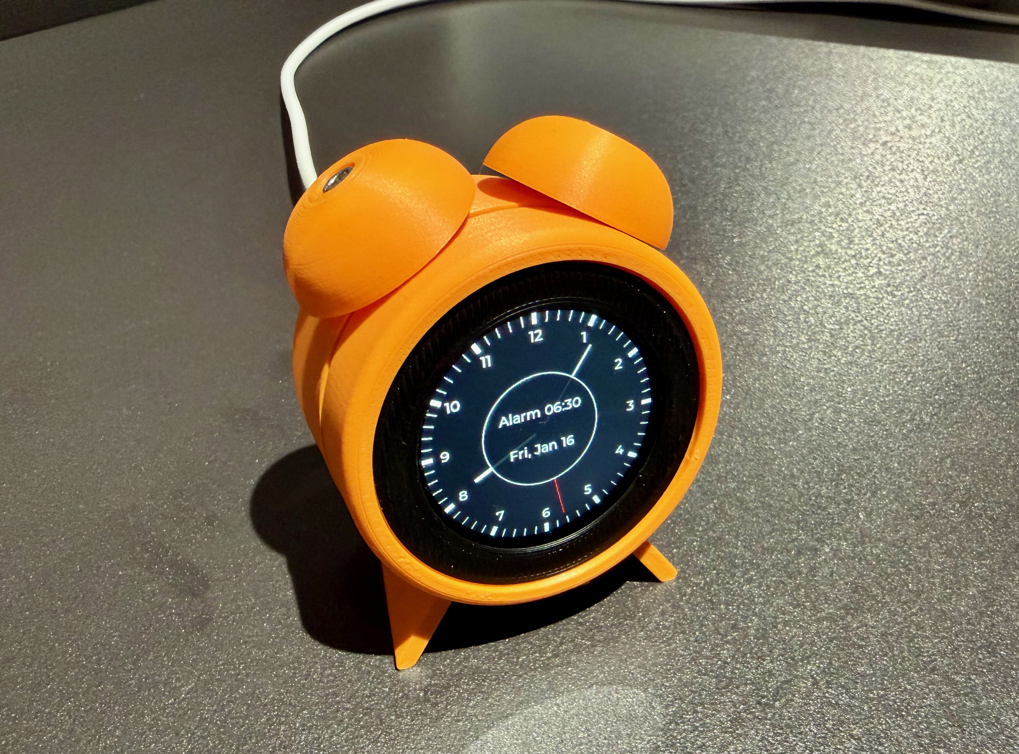 Analogue Alarm Clock for Home Assistant
