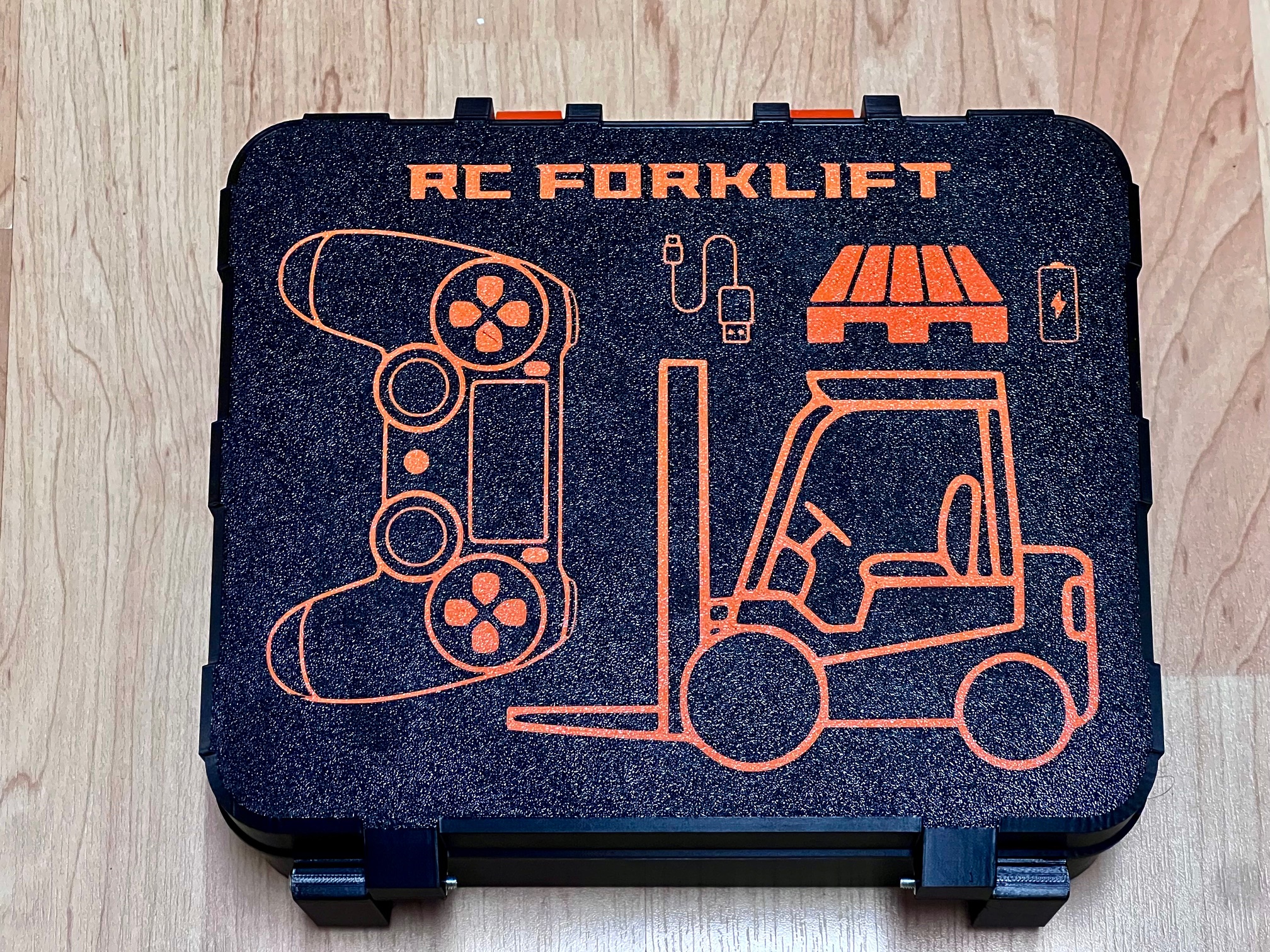 Rugged Custom Case for RC Models RC Forklift