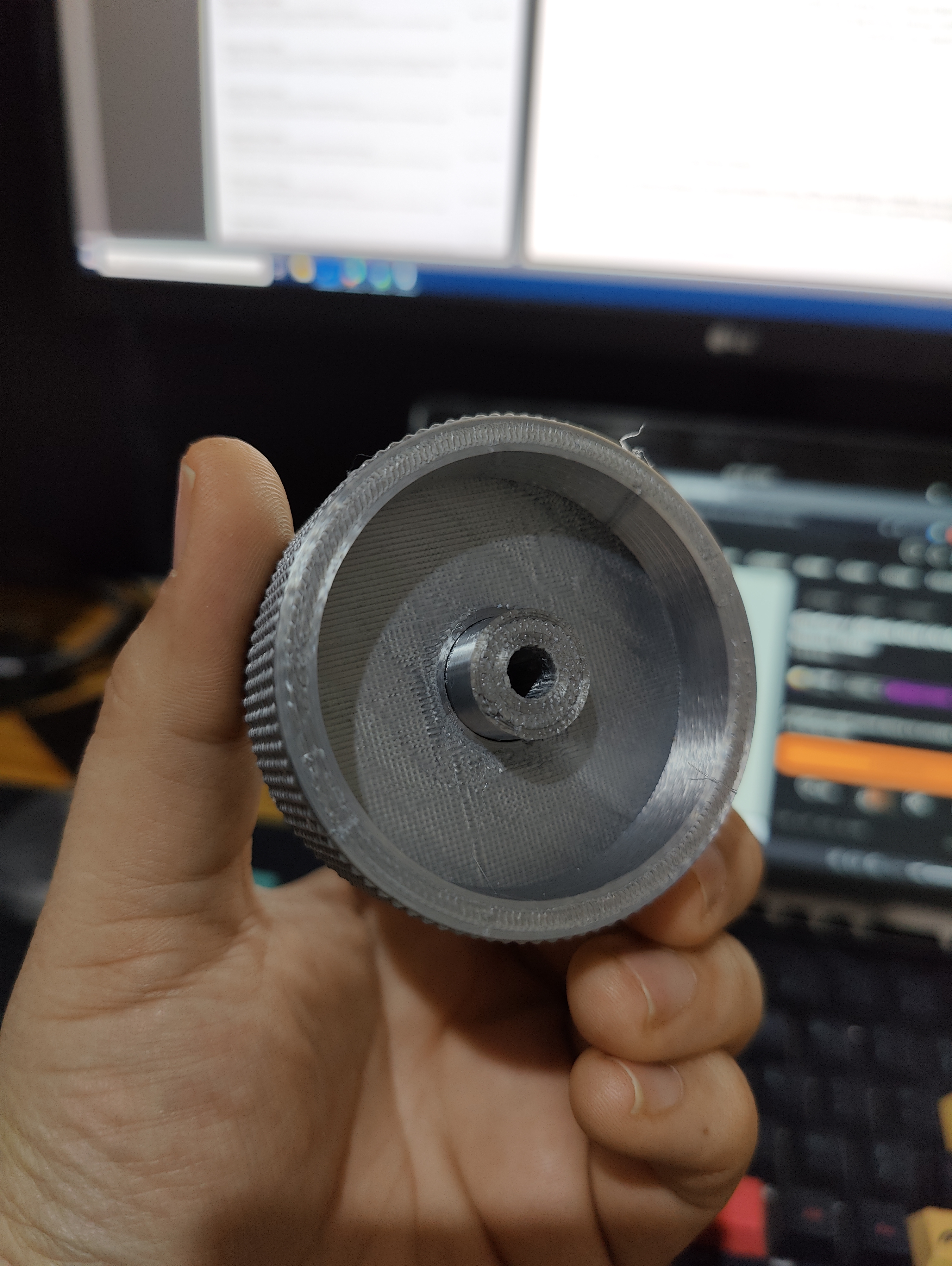 Longer stem knob for   iwit usb media  dial