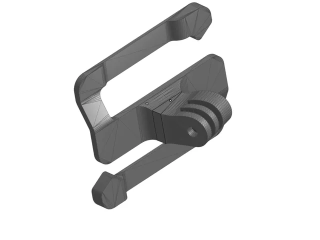 GoPro Backpackstrap mount angled
