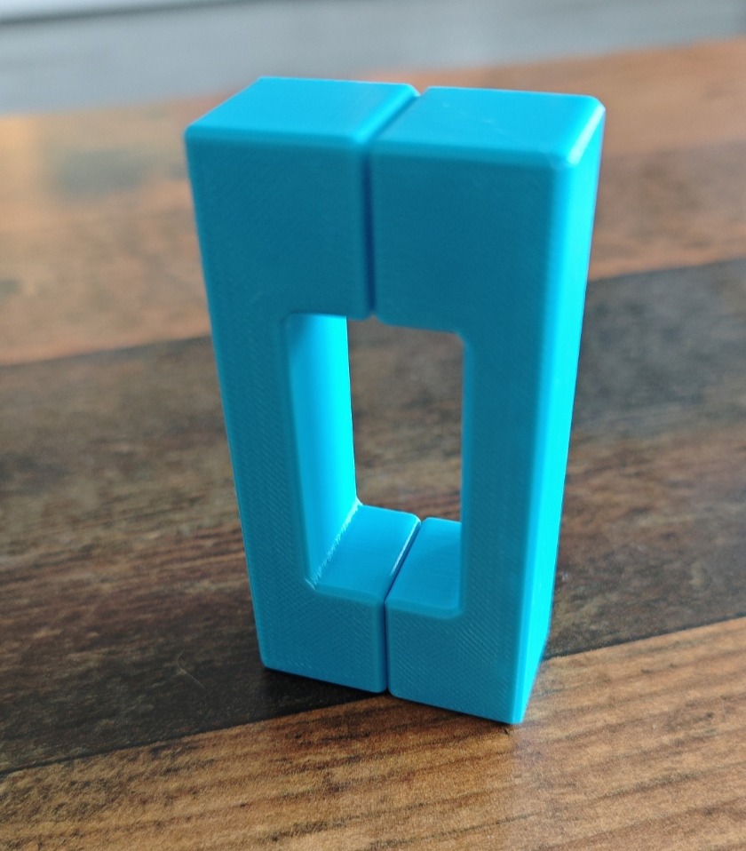 Devil’s Knot Burr Puzzle – Interlocking Brain Teaser | Teufelsknoten (3D Druck) — thumbnail 3