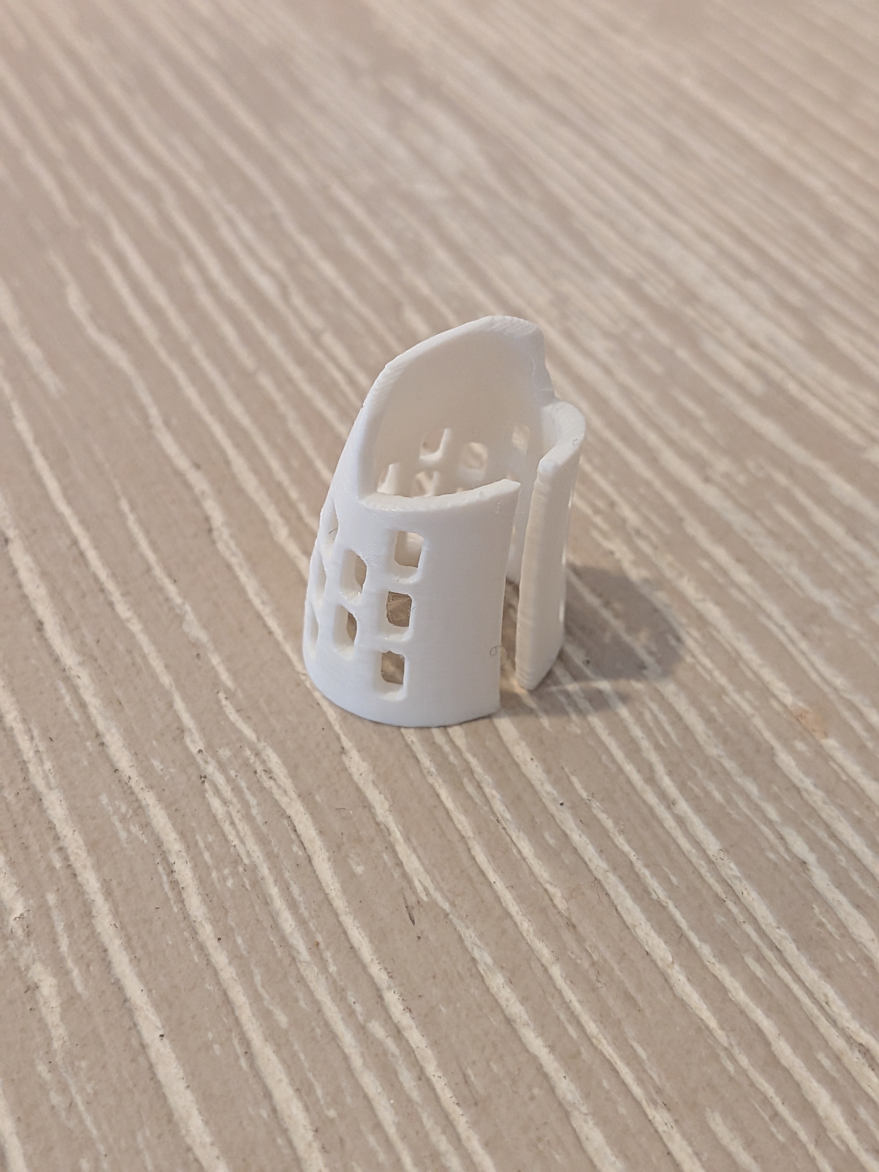 Miniatura 2 do modelo 3D Parametric Finger Splint