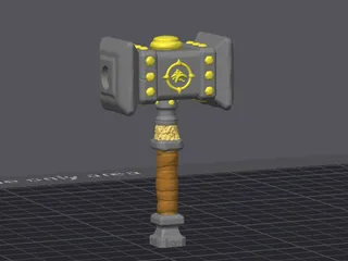 Doomhammer Magnet Fidget & Fridge Magnet