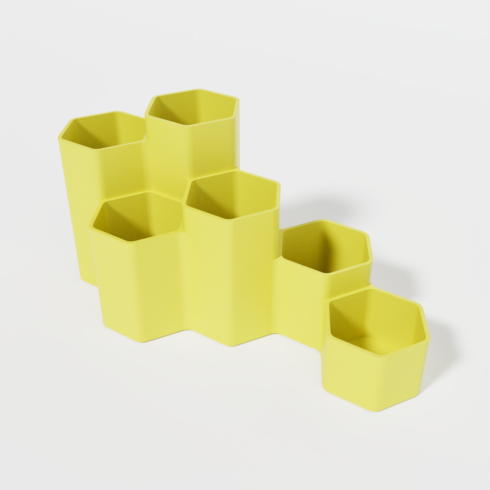 Hexagonal cascade pencil holder 09 — miniatura 5