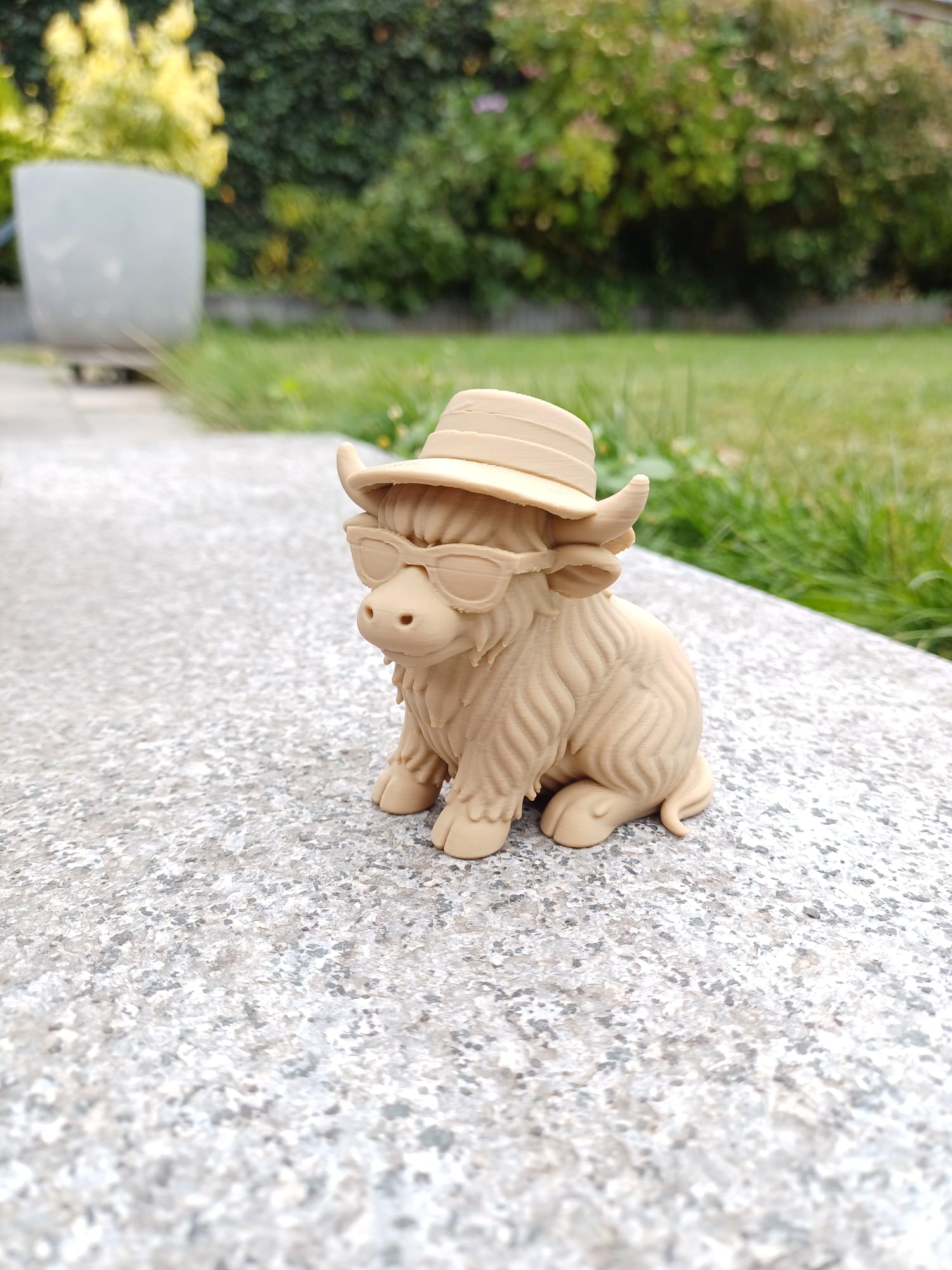 Summer Cow — the  Vacation Highland Cow