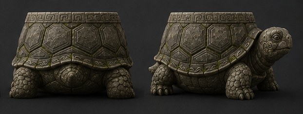 Miniatura 4 do modelo 3D Turtle Planter
