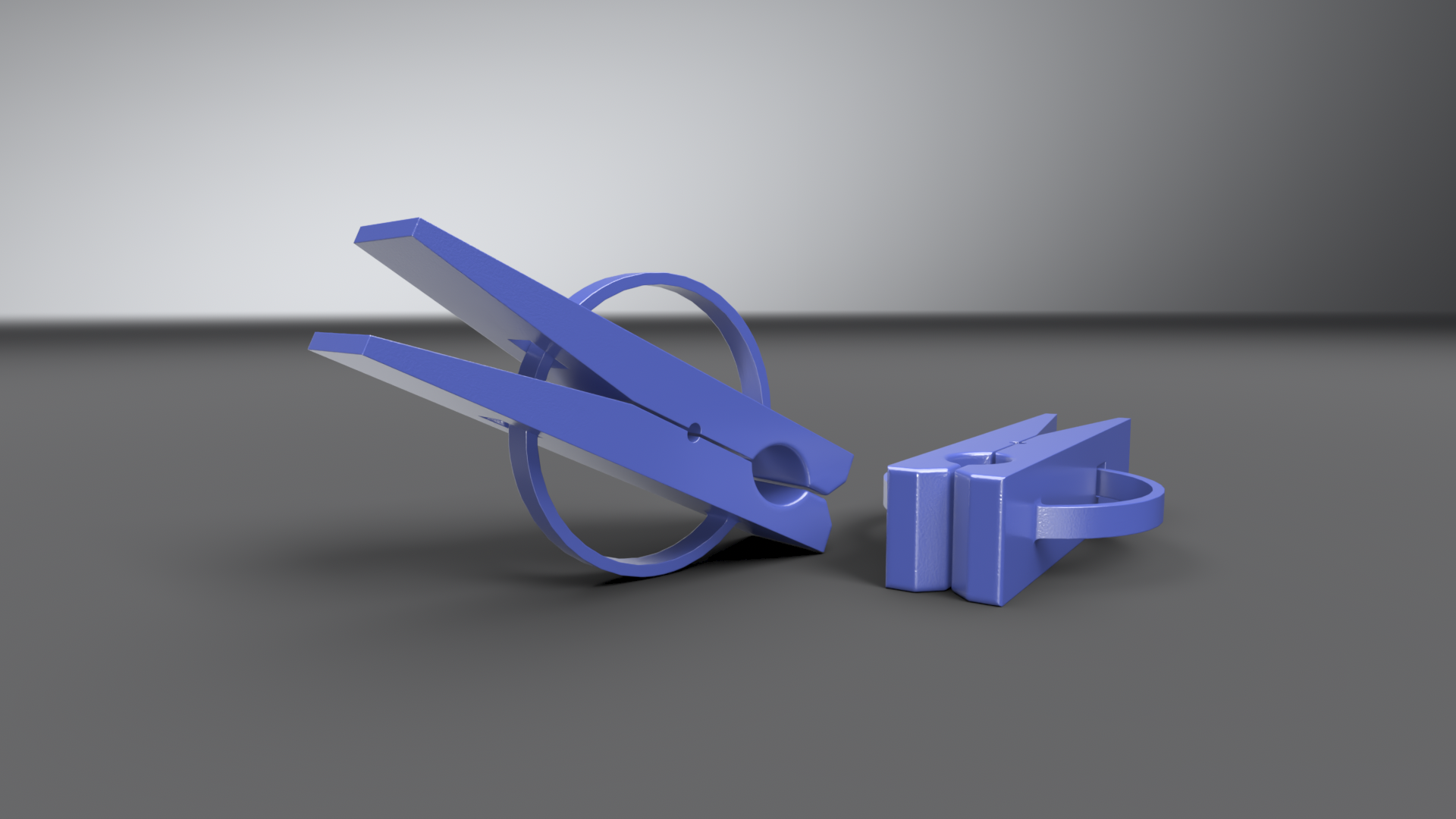 Clothespeg with Integrated Spring Arch