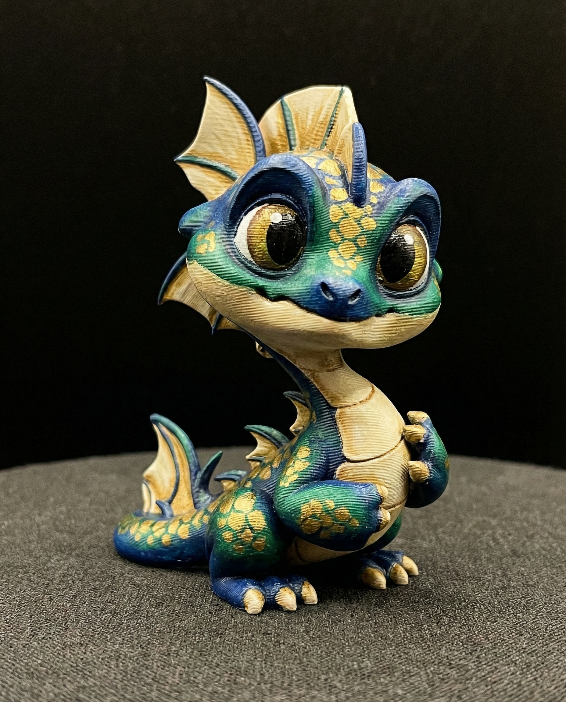 Cute Baby Dragon STL | Fantasy Creature 3D Print | Adorable Figure