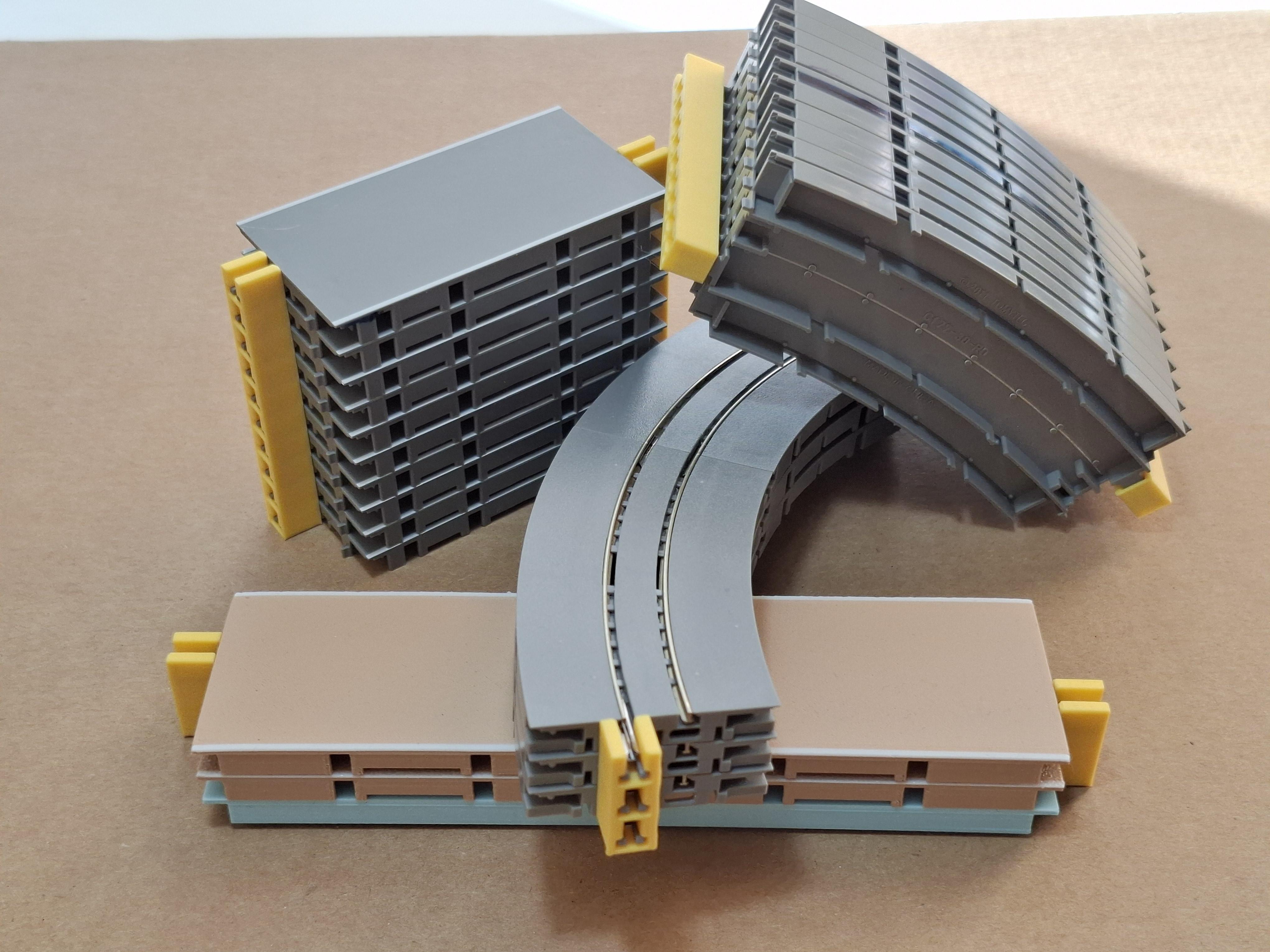 Clips for packing Tomix street plates and tracks (N-gauge) 3D model by Slanjonok