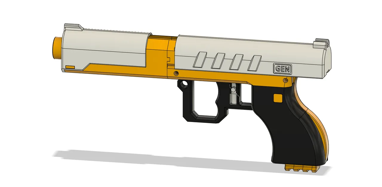 X-Shot Micro 2.0 Reshell 2.1 - Kickback Double Action Sidegrade v1