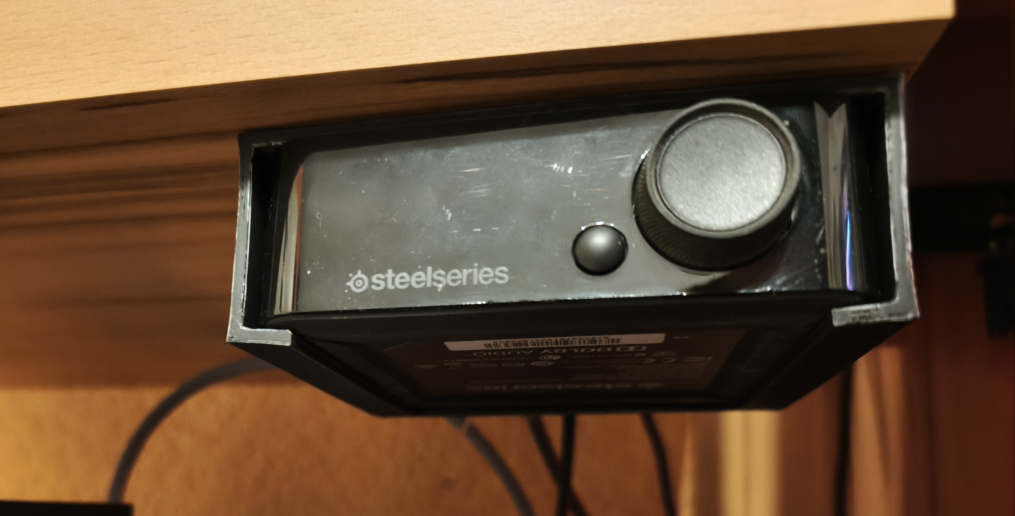 Arctis Wireless Pro under desk mount