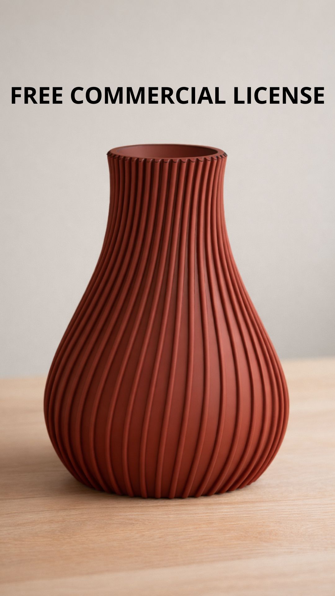 Modern Spiral Vase
