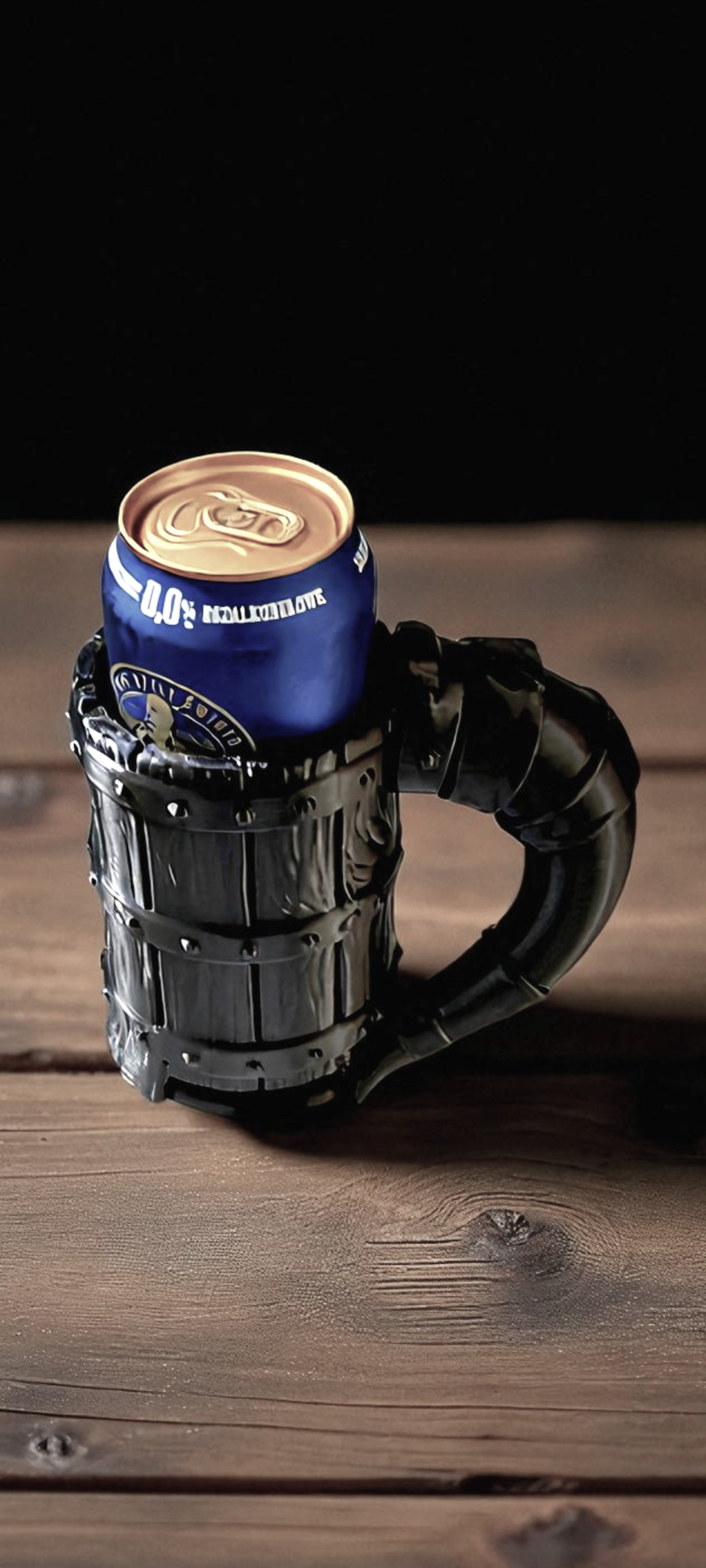Viking-style can holder