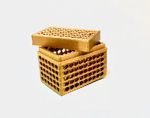 Hex Hole Box with Snap-On Lid!
