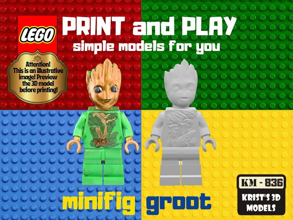 lego minifig baby groot