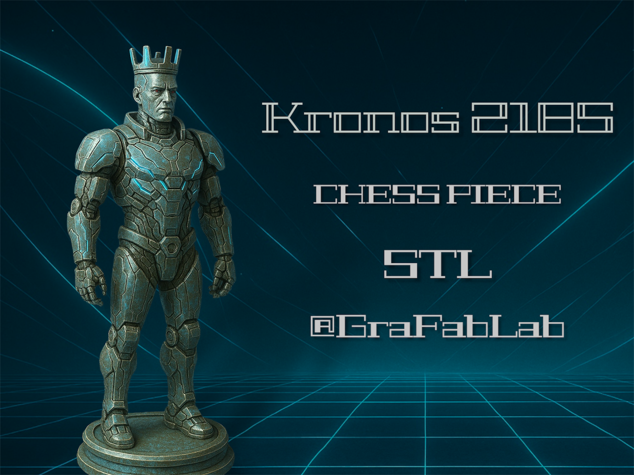 Kronos 2185 "King" - chess piece