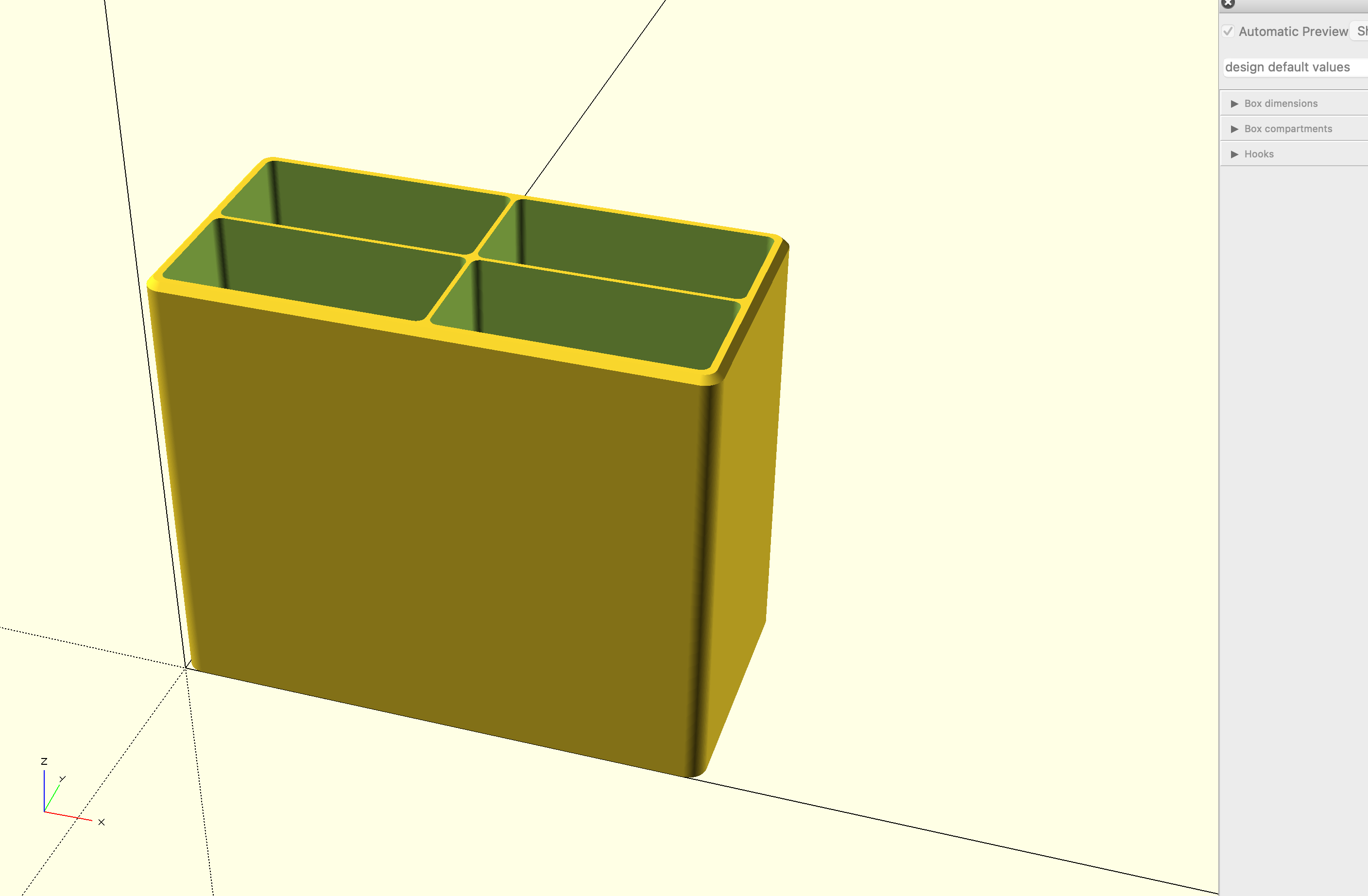 SKÅDIS Box (OpenSCAD) — miniatura 15