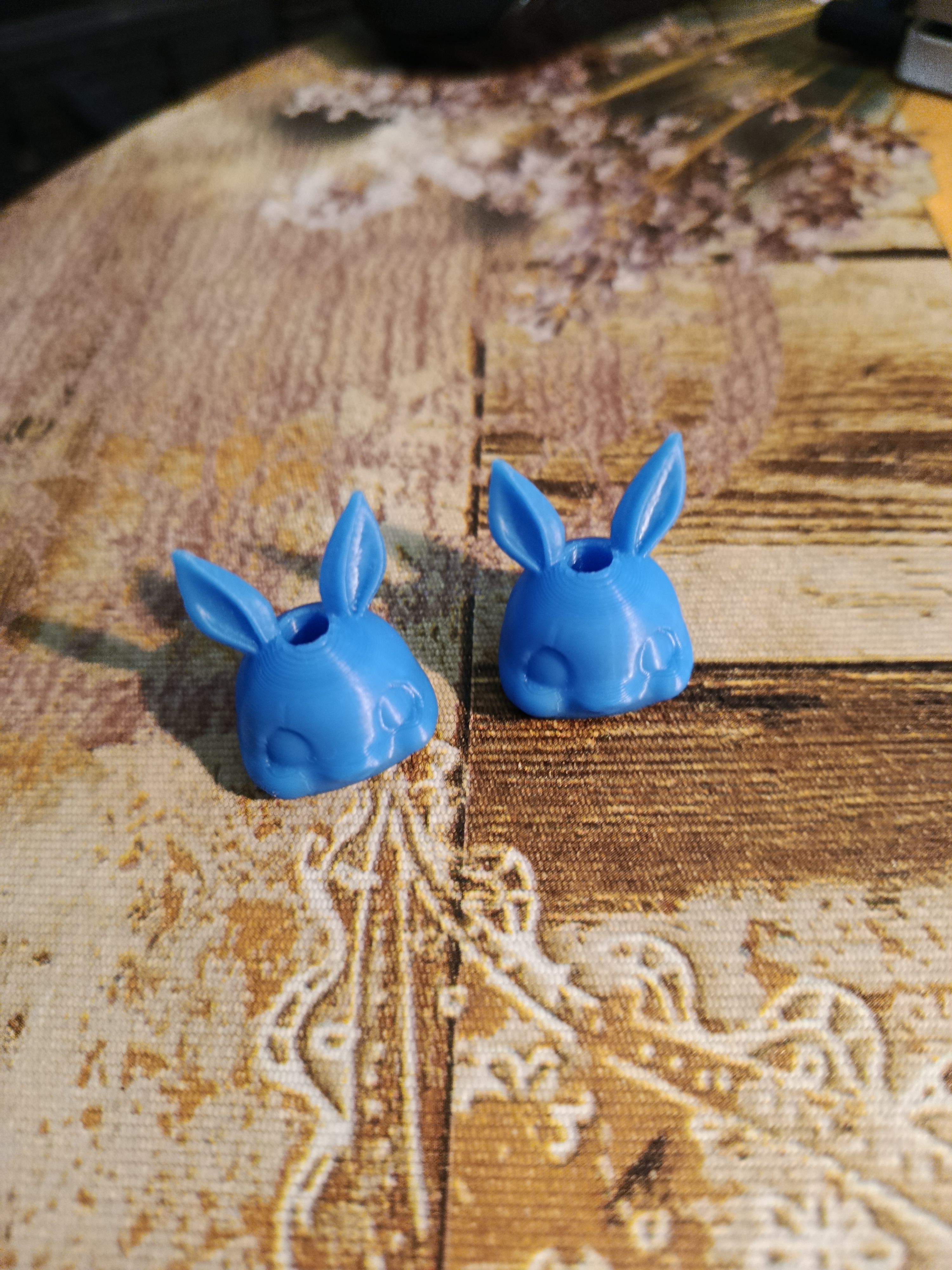 Bunny Head Drawstring bead