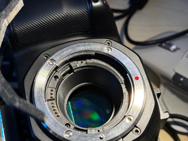 BMPCC6k lens flange protrusion mod