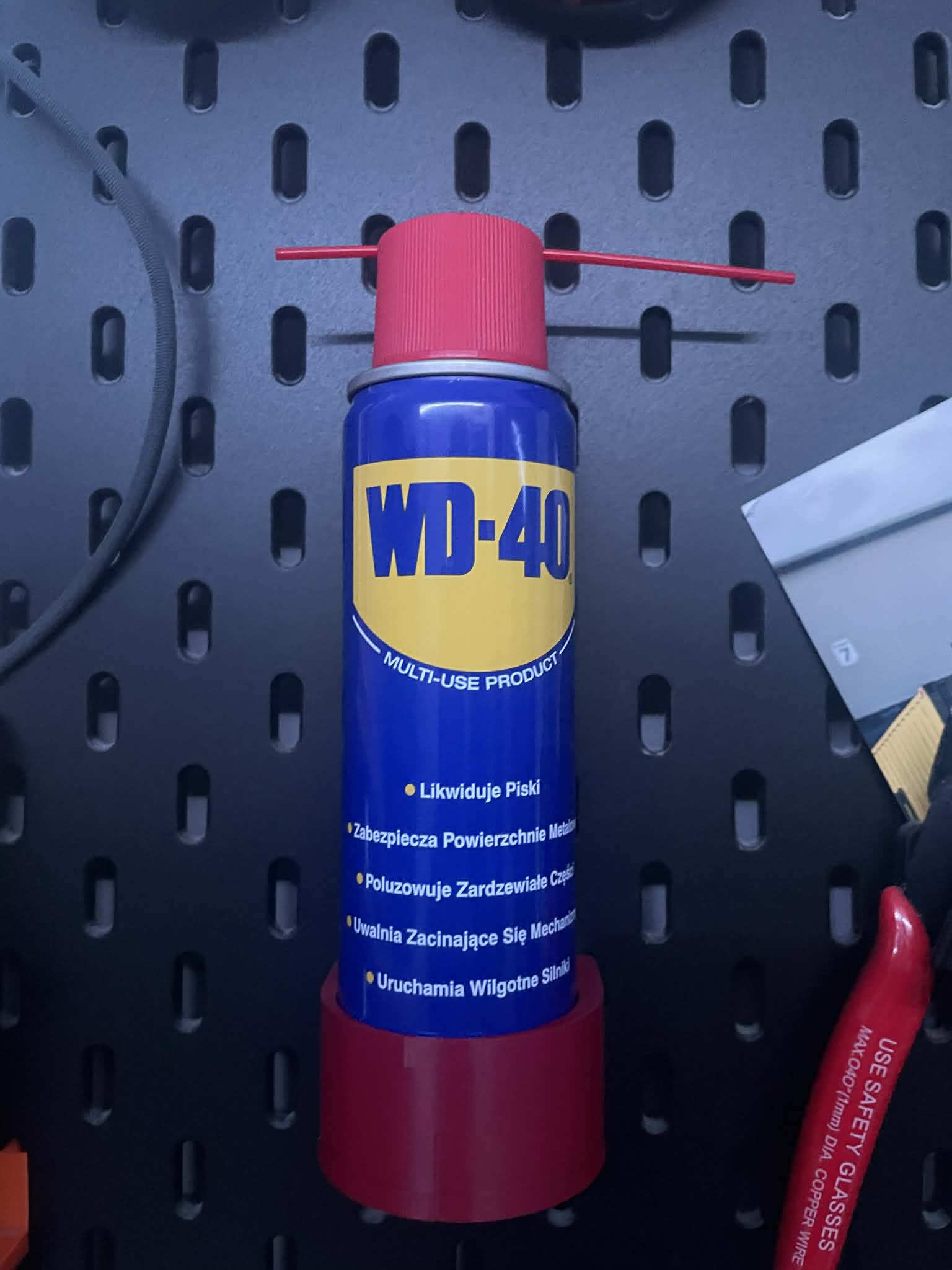 Ikea skadis WD40 150ml holder