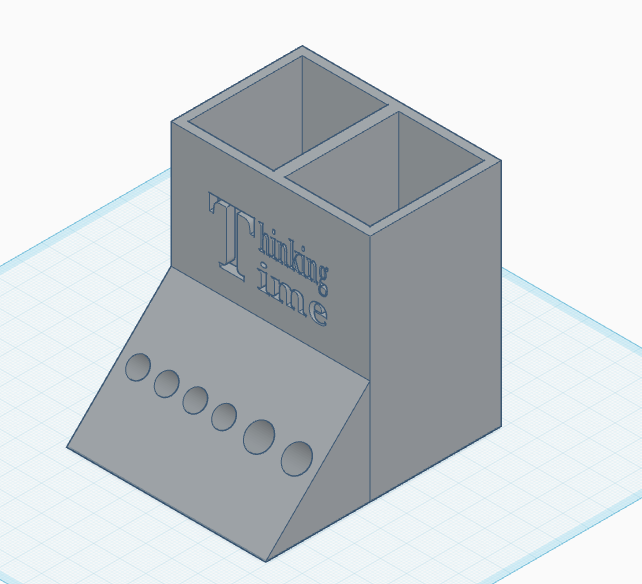 Thinking Time Desktop Pencil Holder
